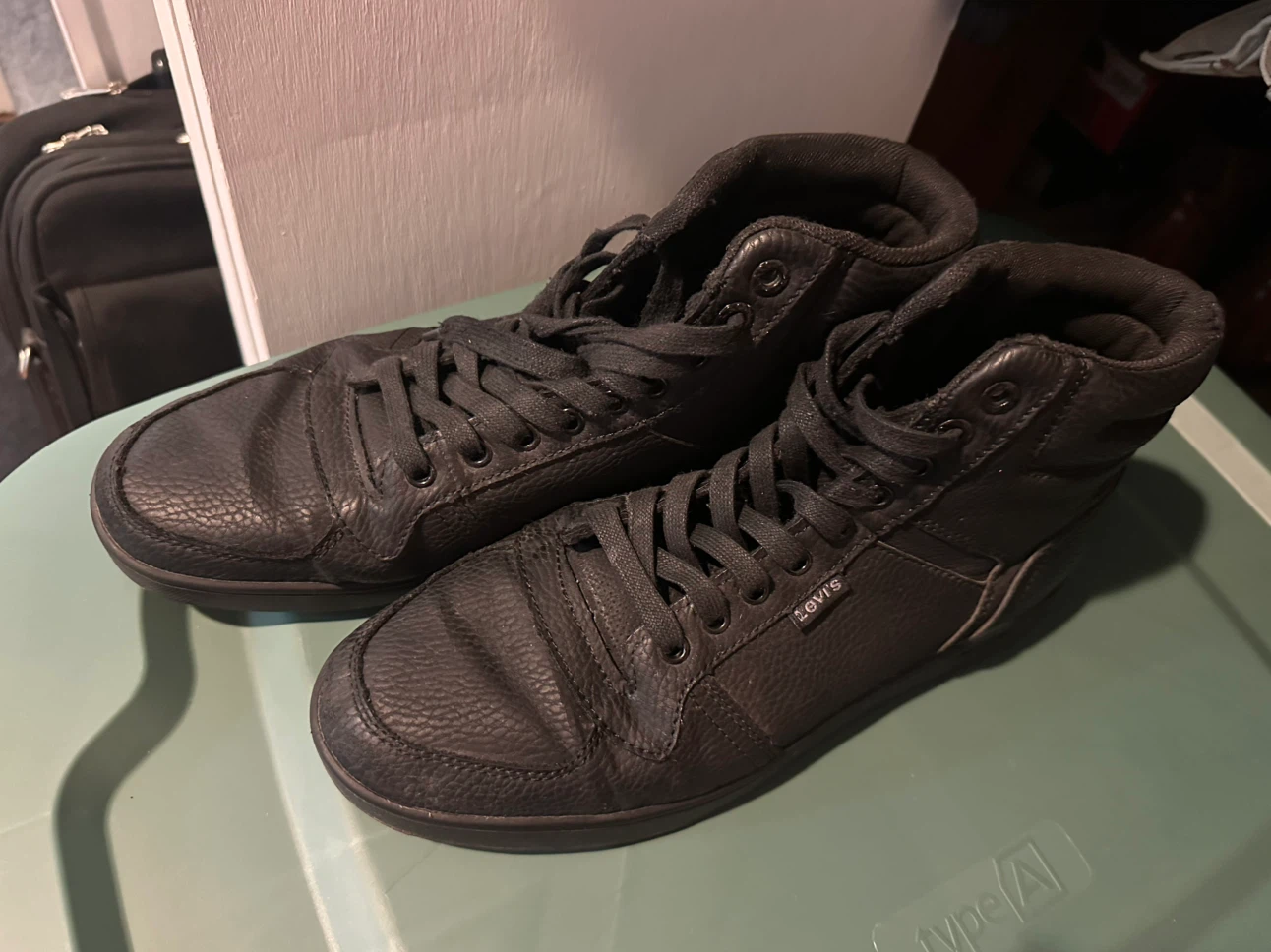 Levi's Men's Black High-Top Sneakers - photo 4