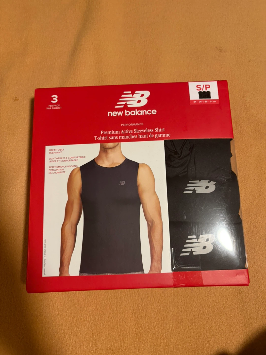 New Balance Men's Premium Active Sleeveless Shirts (3-Pack)