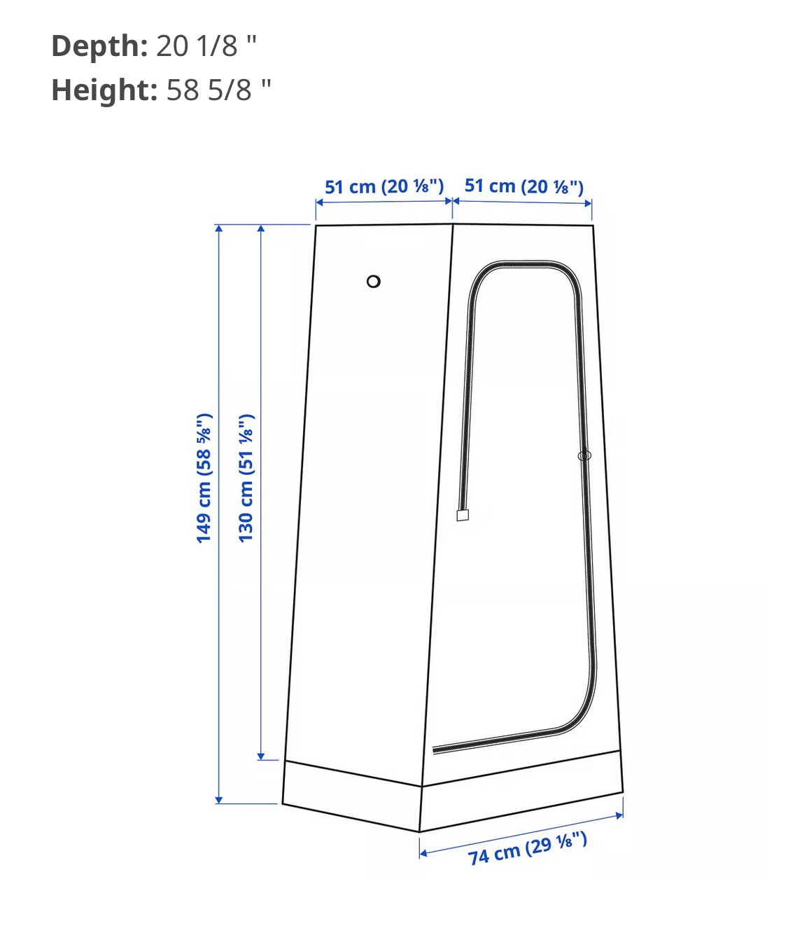 IKEA VUKU wardrobe (New) - photo 2