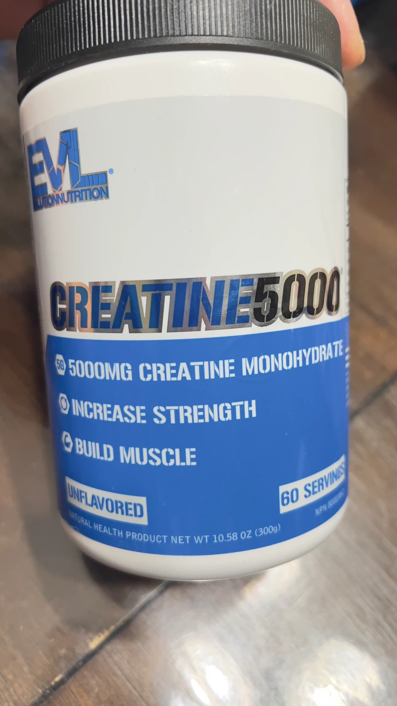 EVLution Nutrition Creatine 5000, Unflavored, 300g