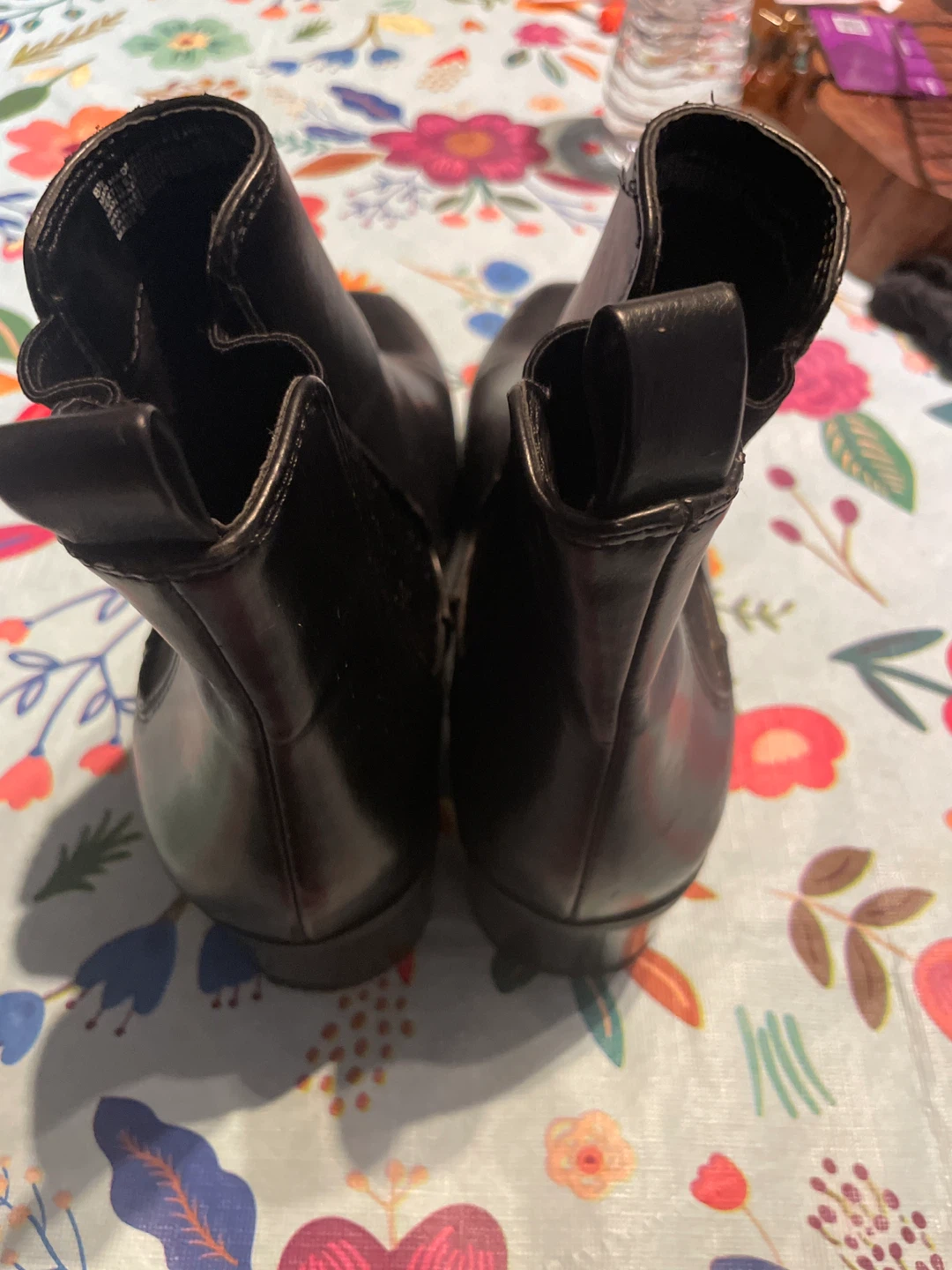 Black Ankle Boots Size 8.5 - photo 2