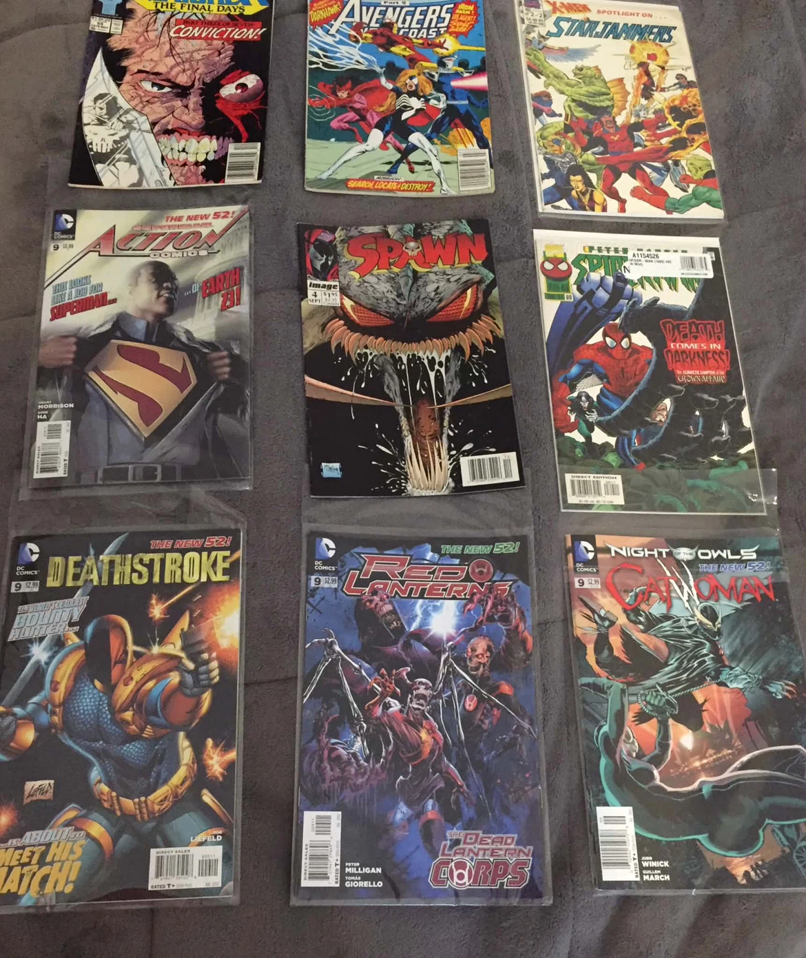 DC marvel Comics Collection Lot Superman, X-Men & More