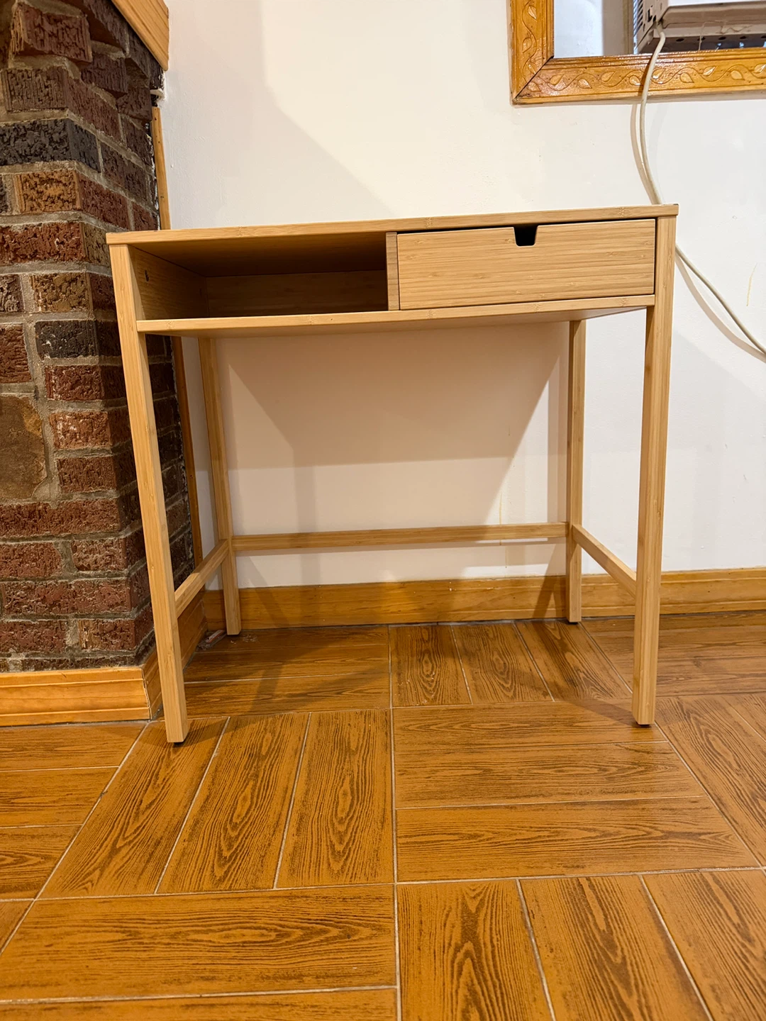Bamboo Desk with Drawer