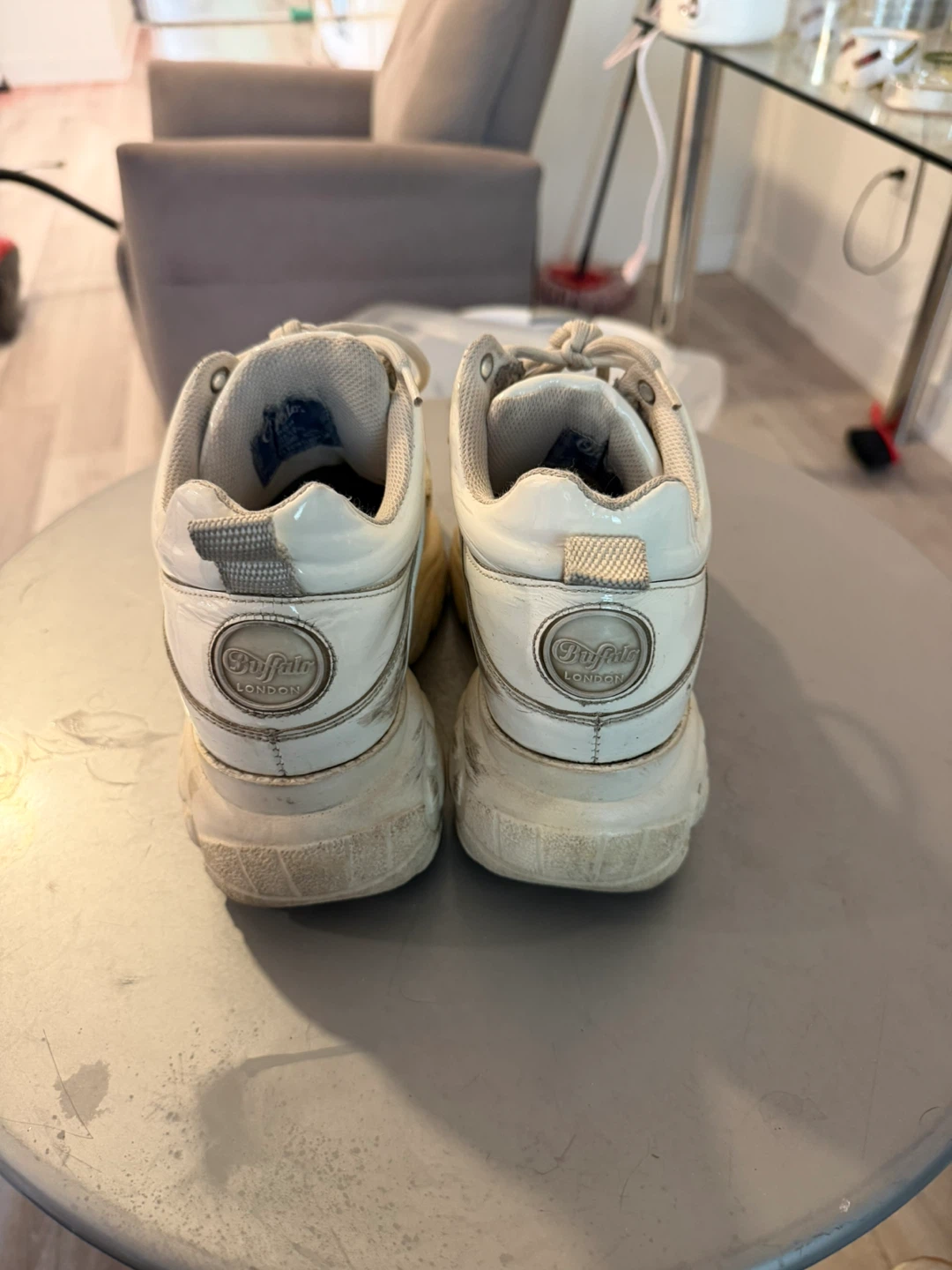 Buffalo London White Chunky Platform Sneakers - photo 2