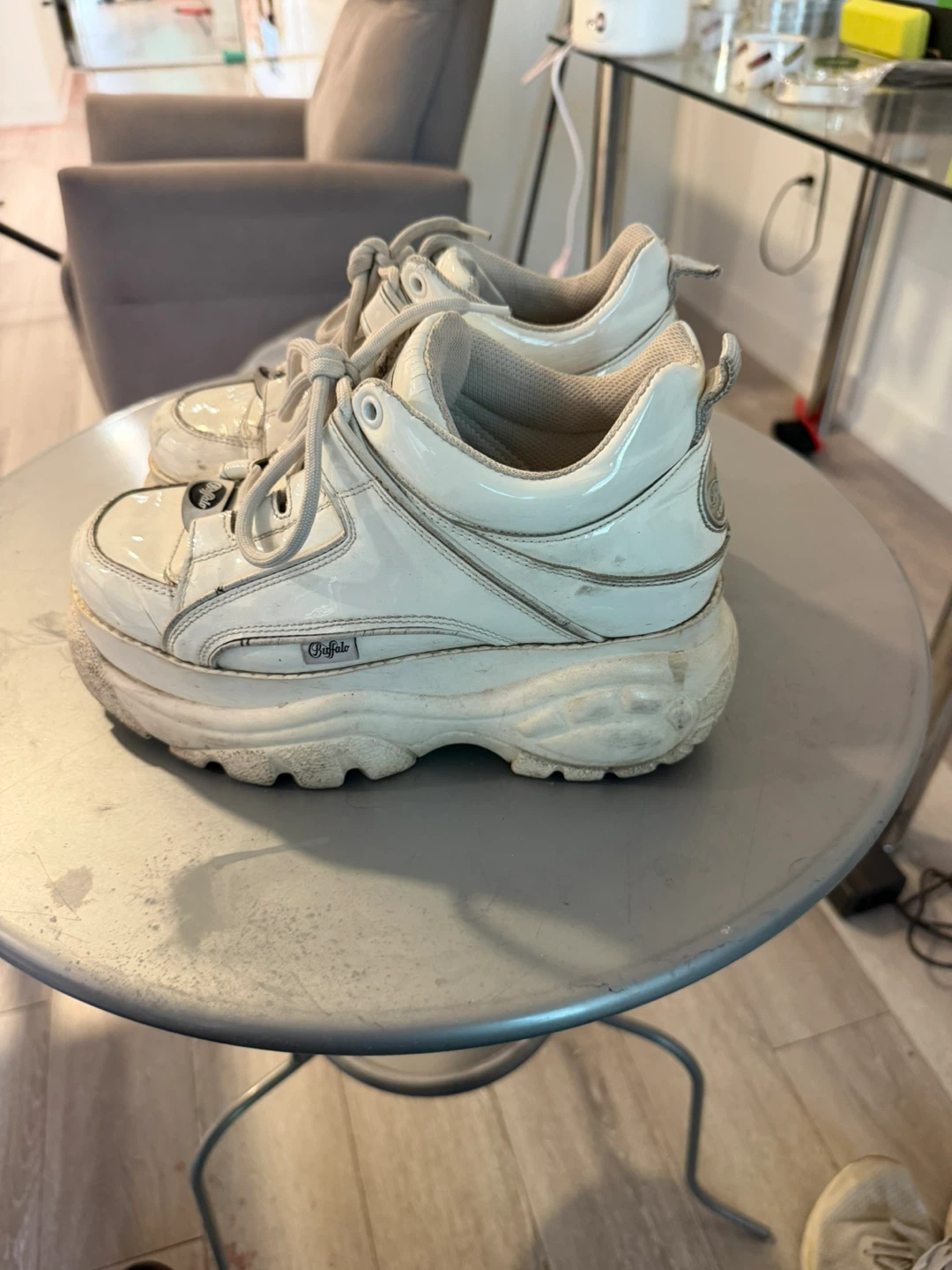 Buffalo London White Chunky Platform Sneakers - photo 4
