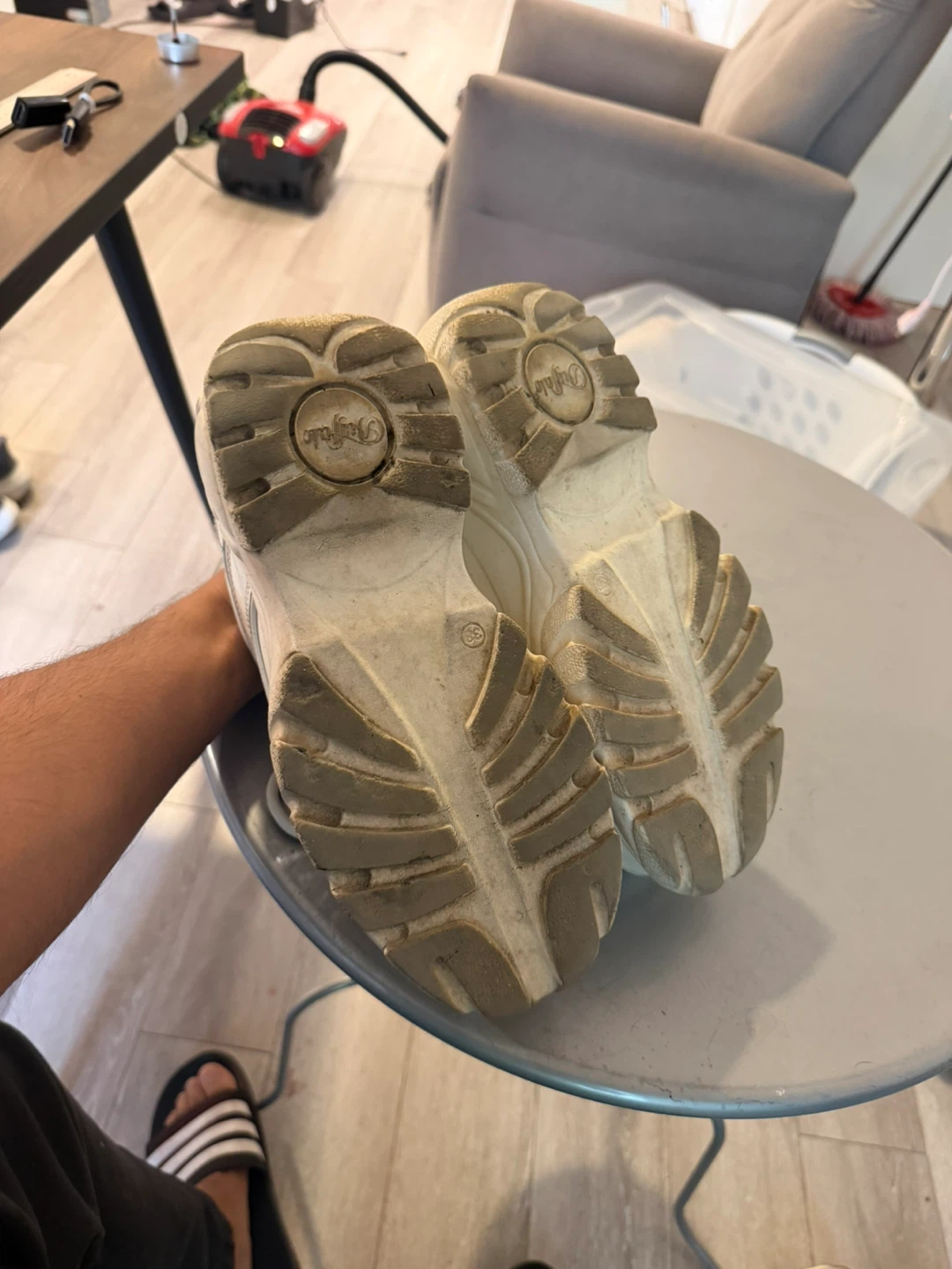 Buffalo London White Chunky Platform Sneakers - photo 5