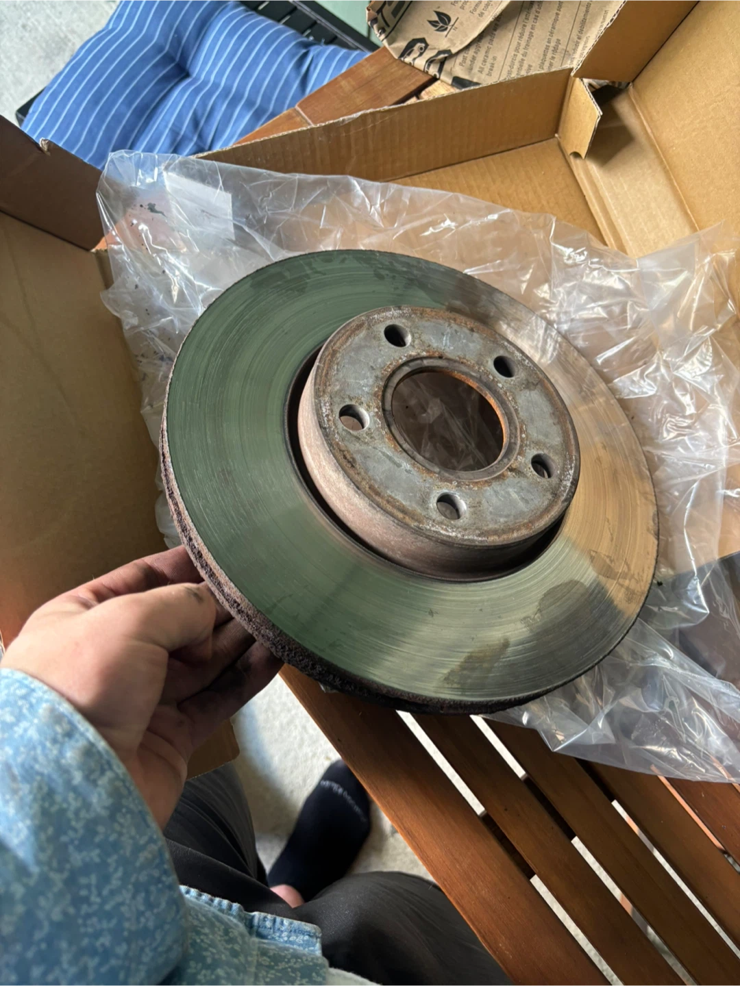 Used Brake Rotor and pads
