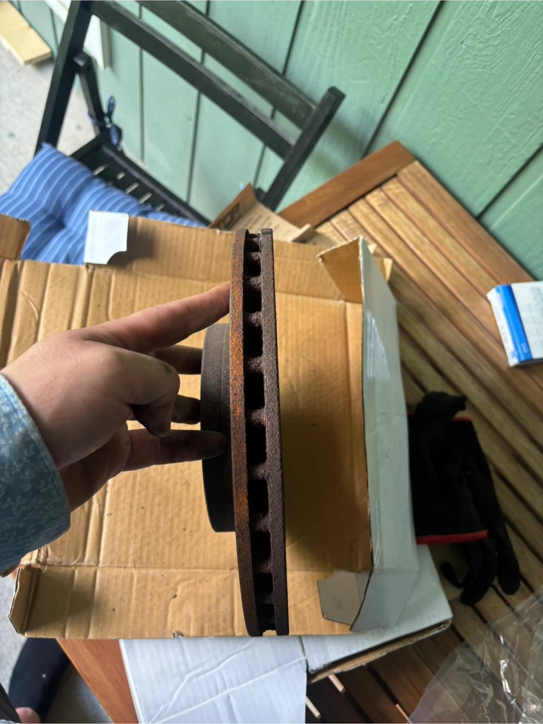 Used Brake Rotor and pads - photo 2