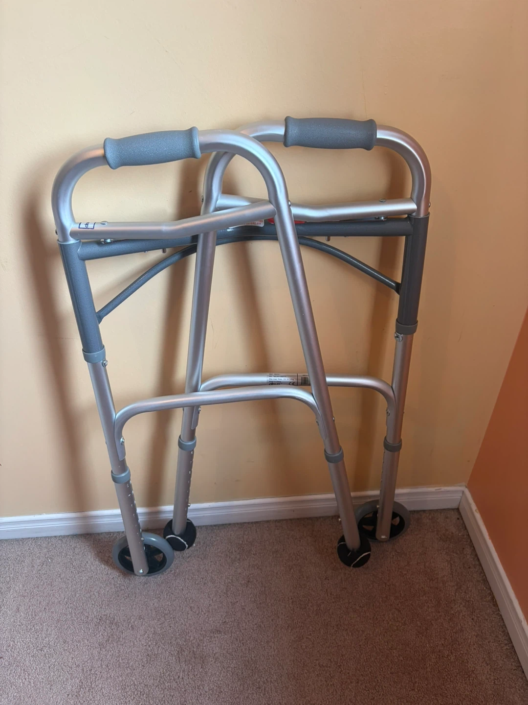 Drive Medical Folding Walker w/ Wheels - photo 2