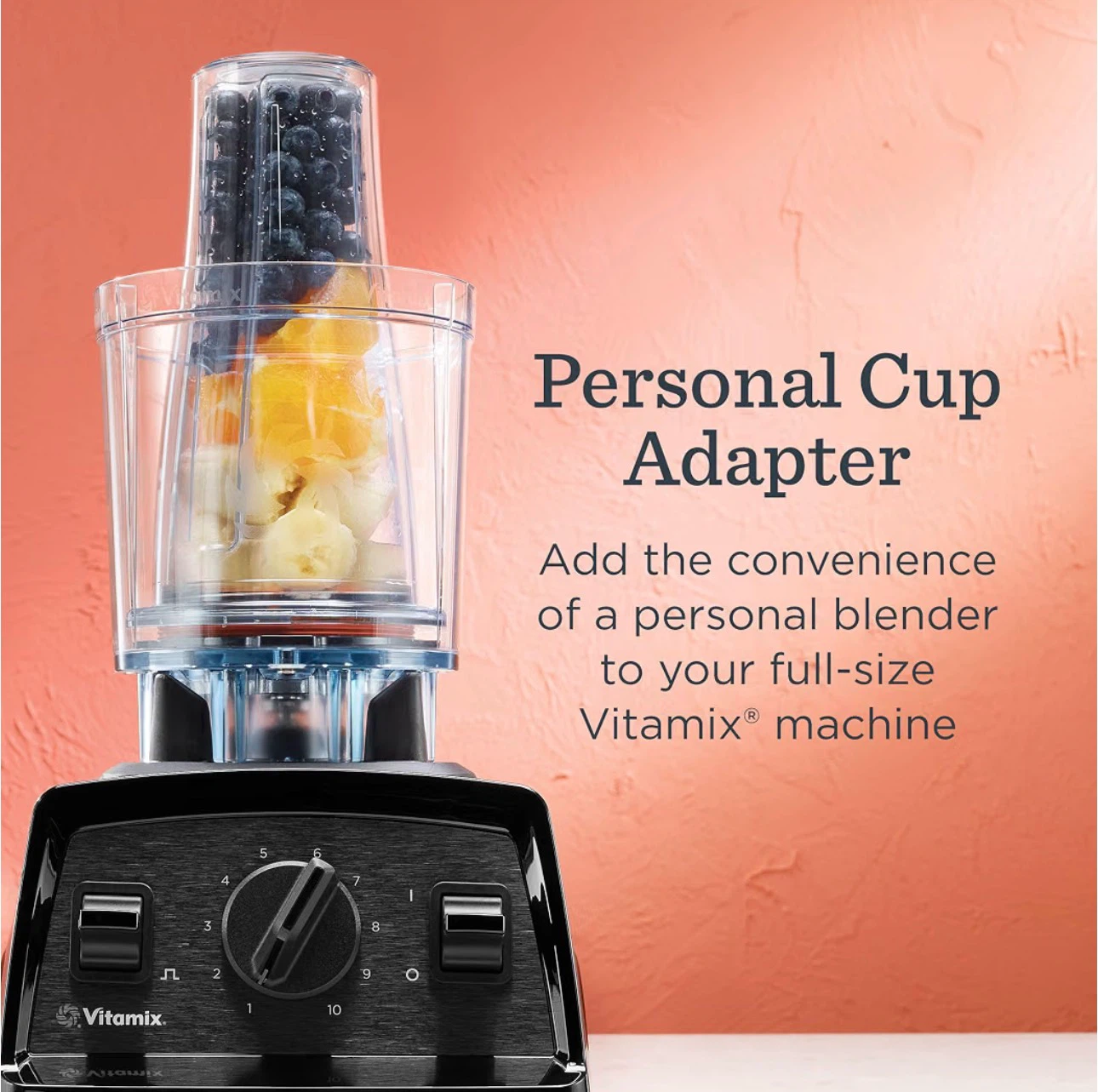 Vitamix Personal Cup Adapter, Clear - photo 3
