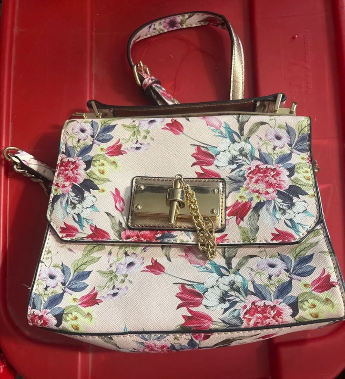 ALDO Floral Print Shoulder Bag
