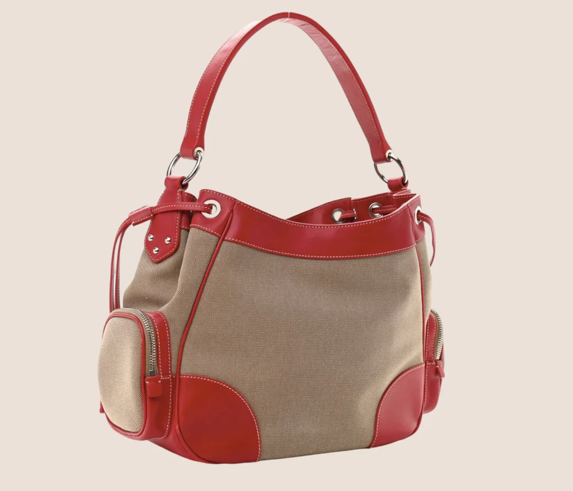 Prada Jacquard Logo Hobo Shoulder Bag - photo 2