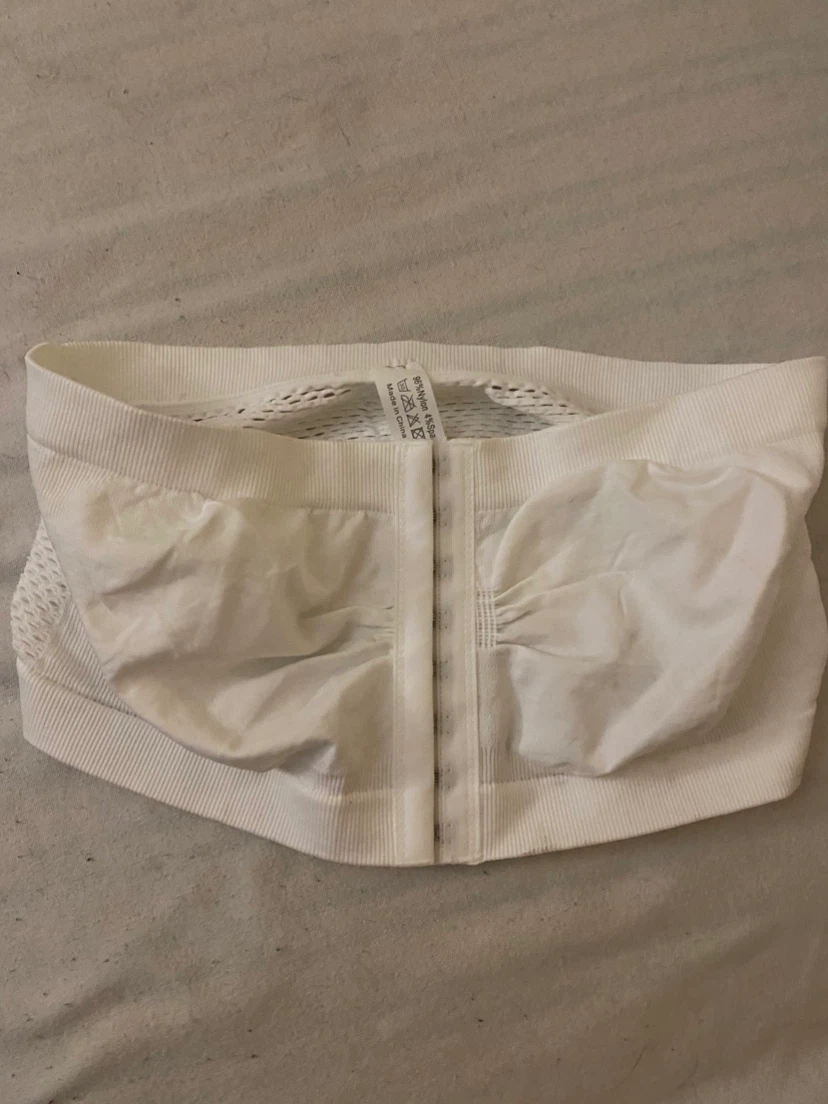 White Mesh Sports Bra - Size L