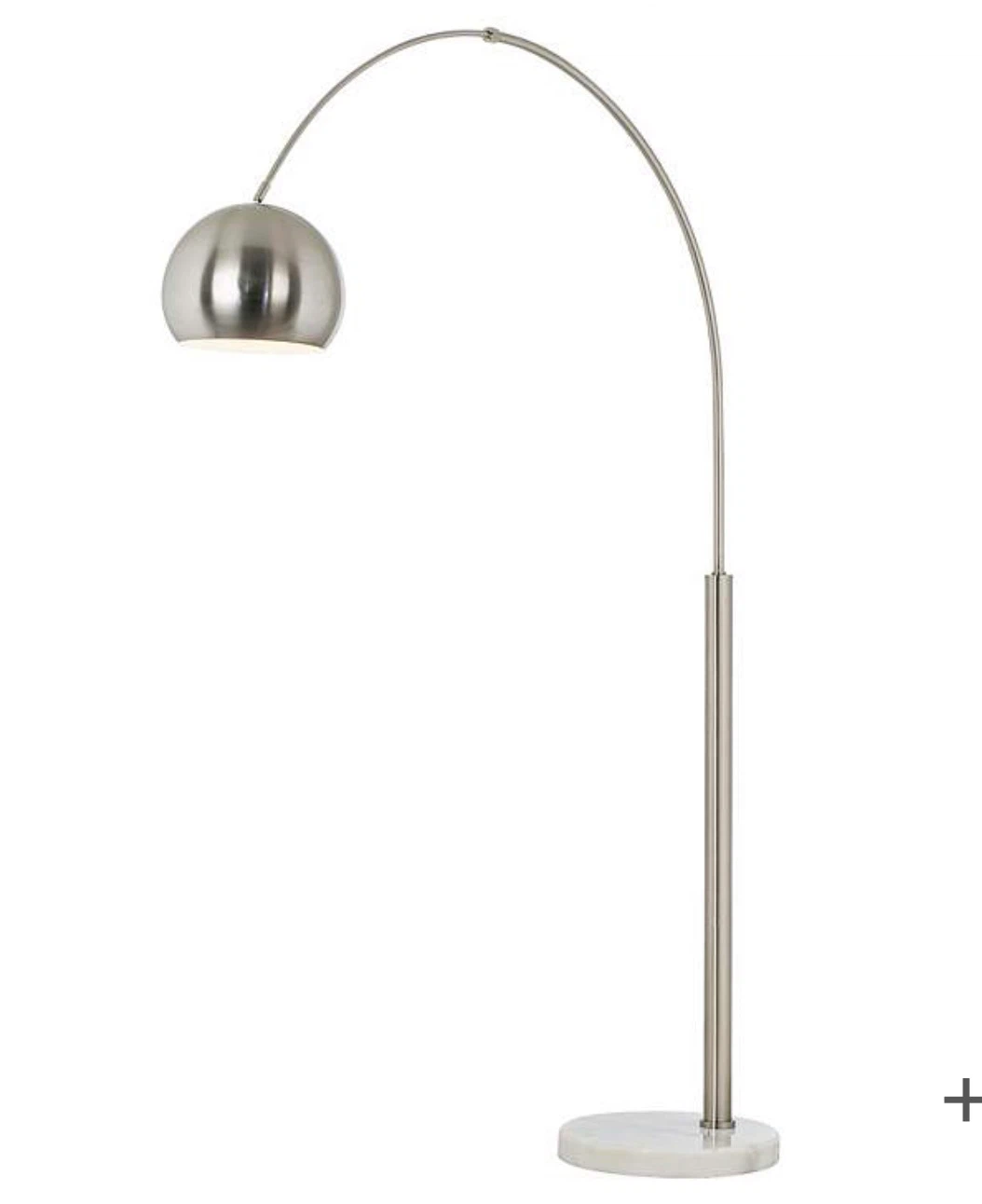 Arc Floor Lamp with Marble Base - photo 2