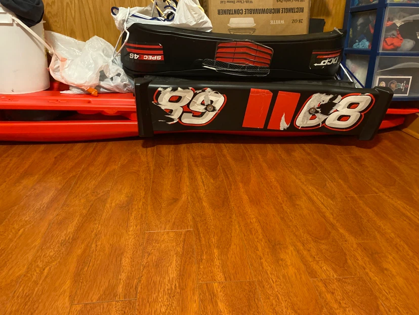 Kid race car bed frame