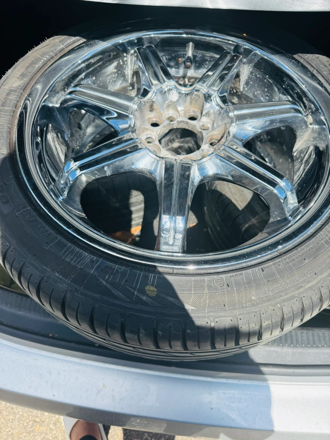 Chrome Rims and Tires Set - photo 5