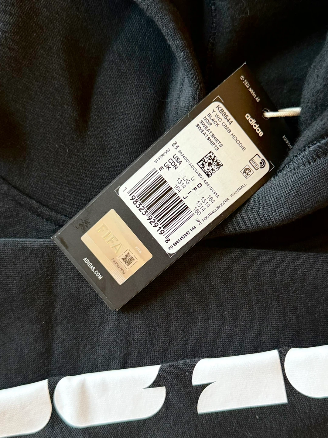 NEW Adidas FIFA World Cup 2026 Hoodie 13-14 Years - photo 4