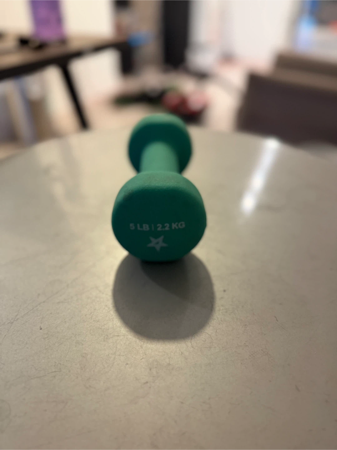 Teal 5 LB Dumbbell