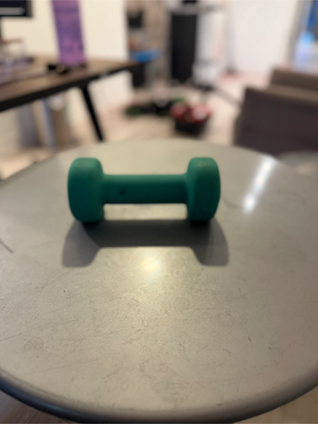 Teal 5 LB Dumbbell - photo 2