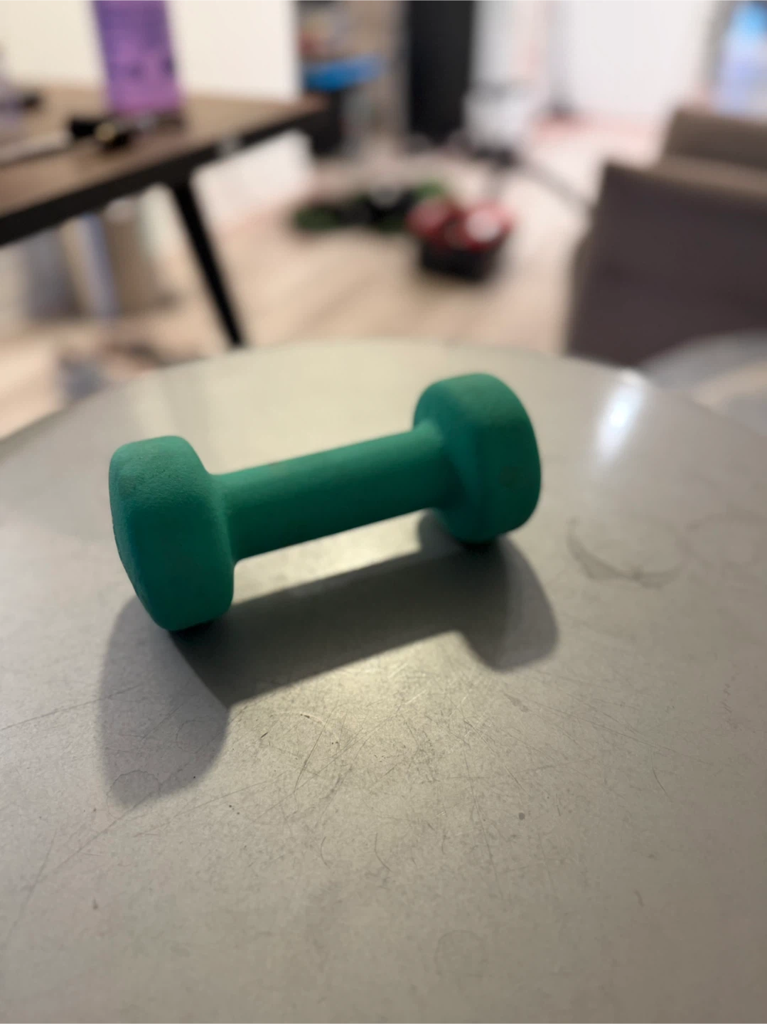 Teal 5 LB Dumbbell - photo 3