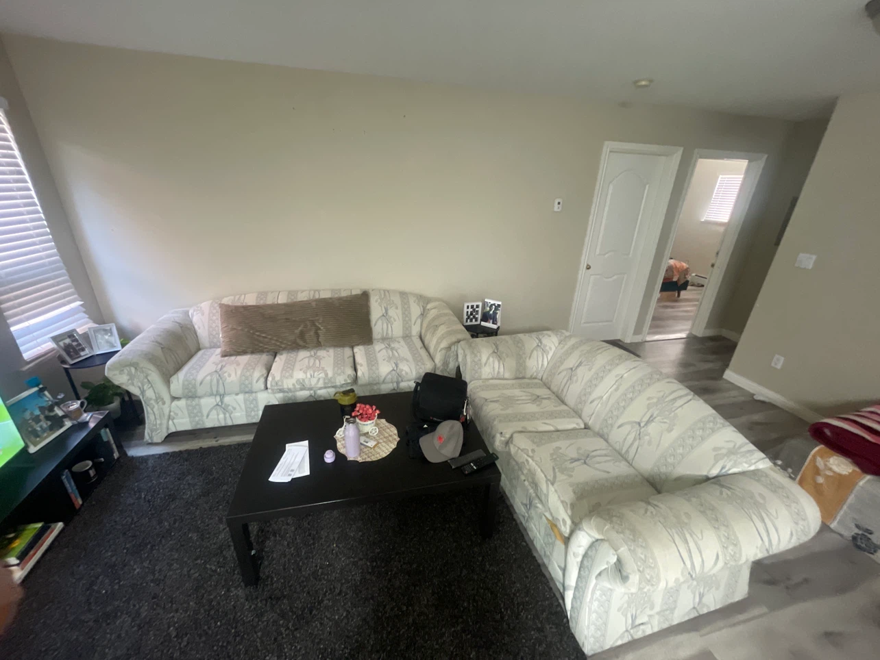 Sofa Couch with Floral Pattern - photo 3