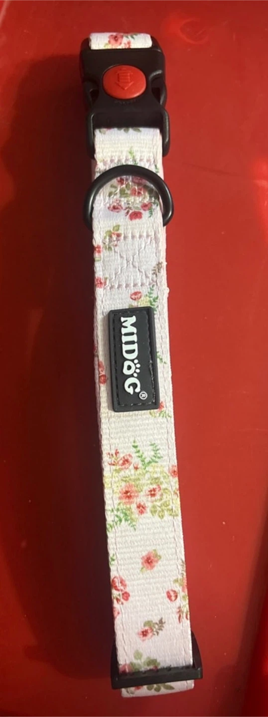 MIDOG Floral matching Dog Harness, Collar and Leash - photo 4