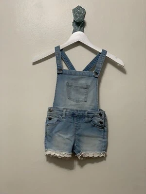 Cat & Jack Denim Overall Shorts - photo 2