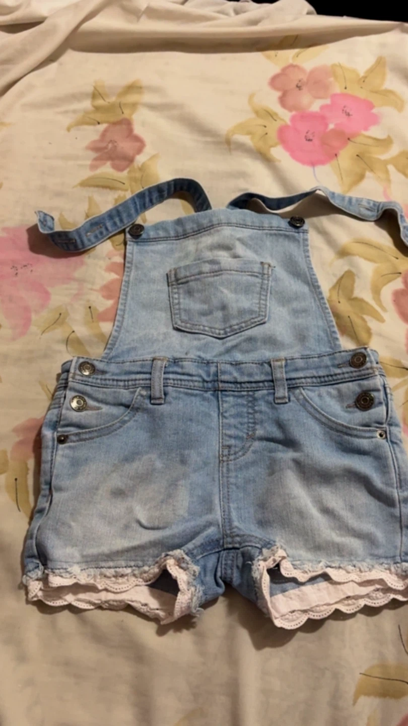 Cat & Jack Denim Overall Shorts - photo 5