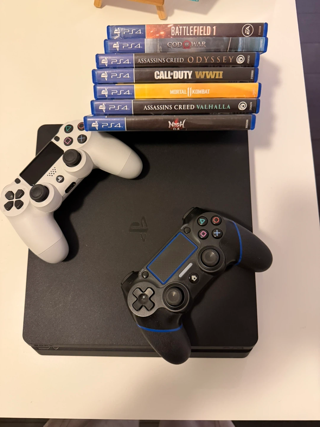Sony PlayStation 4 Slim Console with Games and Controllers - photo 4