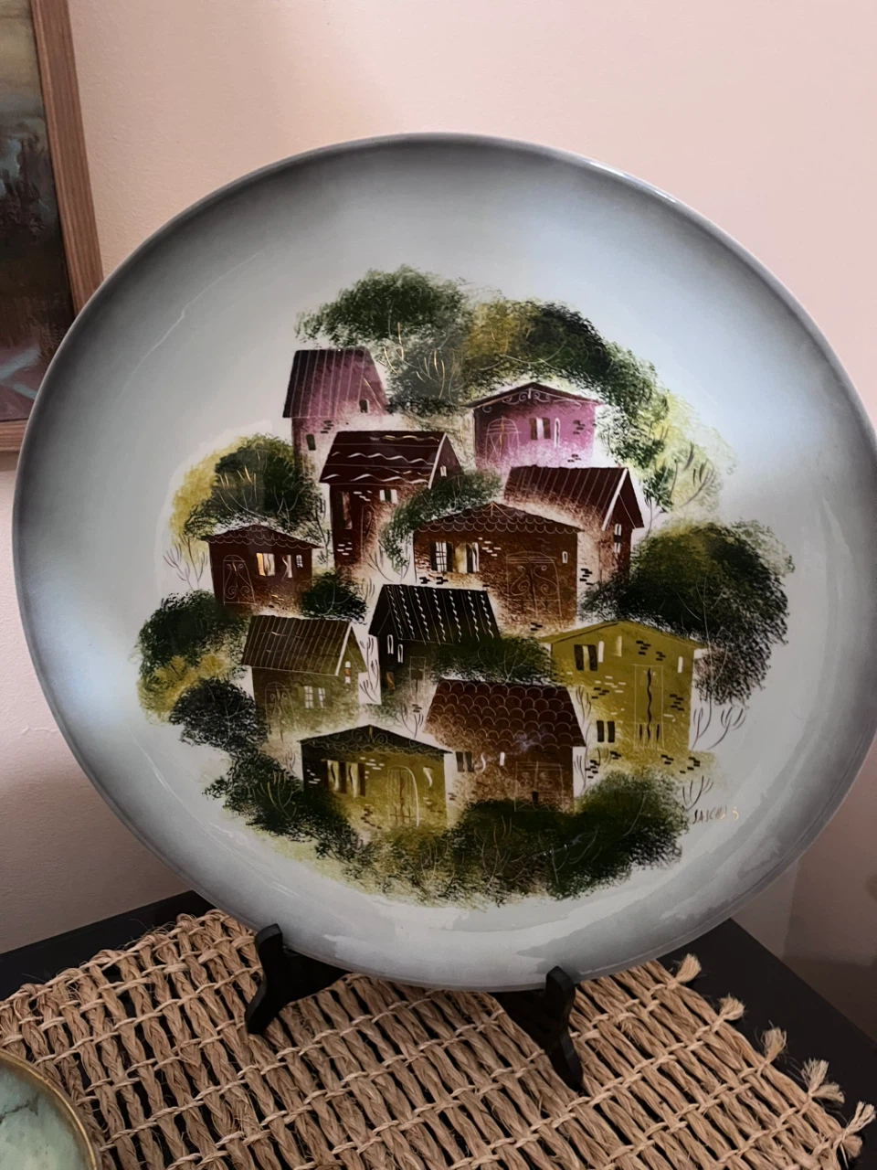 Sascha Brastoff Large Decorative Plate
