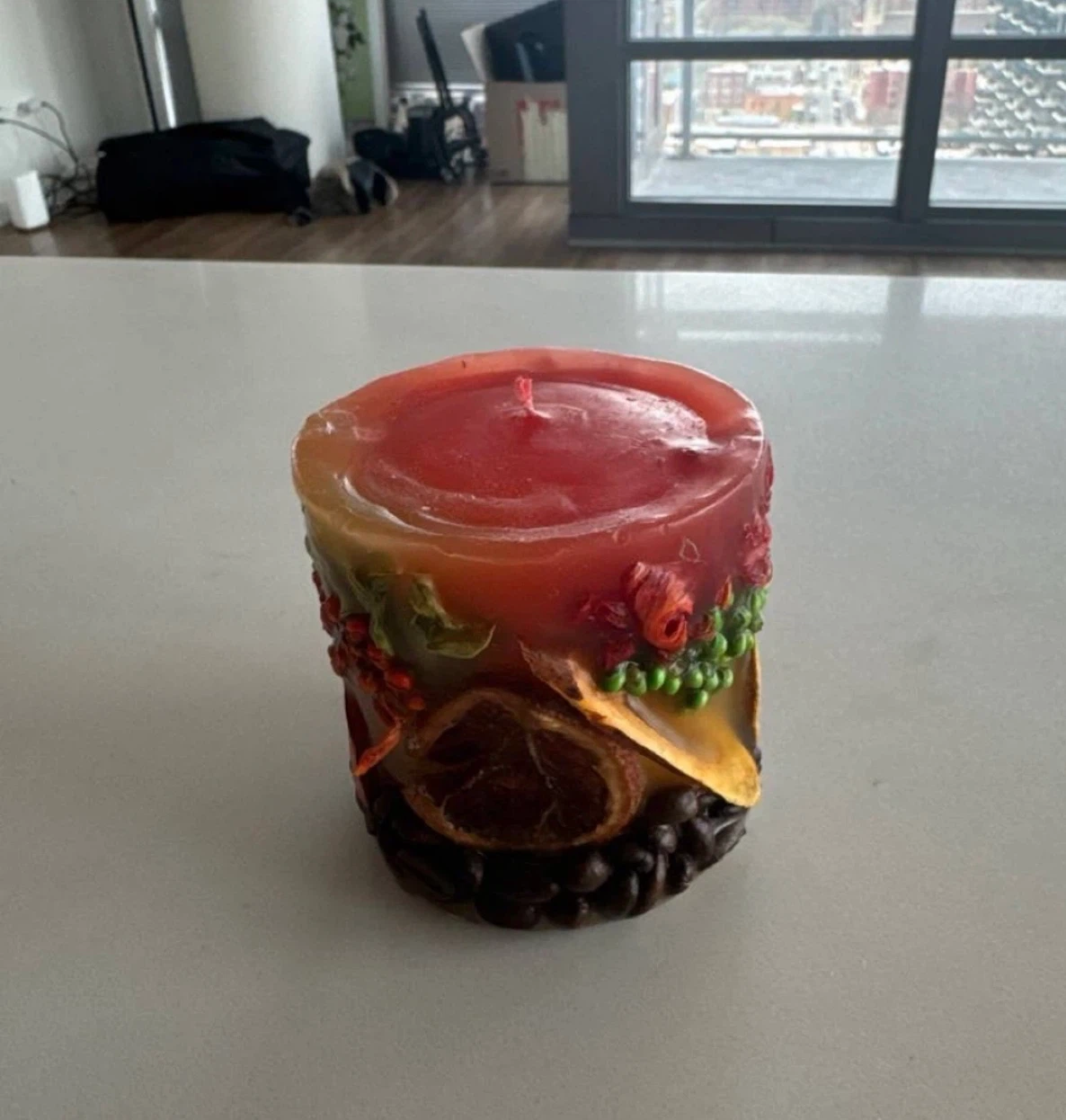 Decorative Scented Candle with Fruits - photo 3