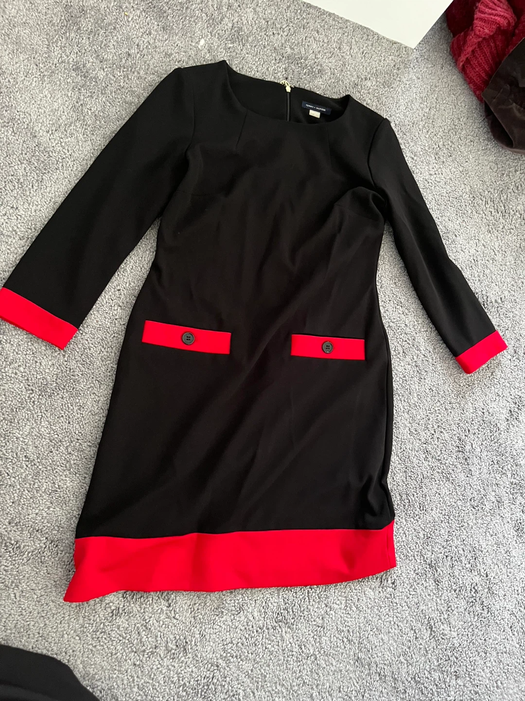 Tommy Hilfiger Black & Red Dress