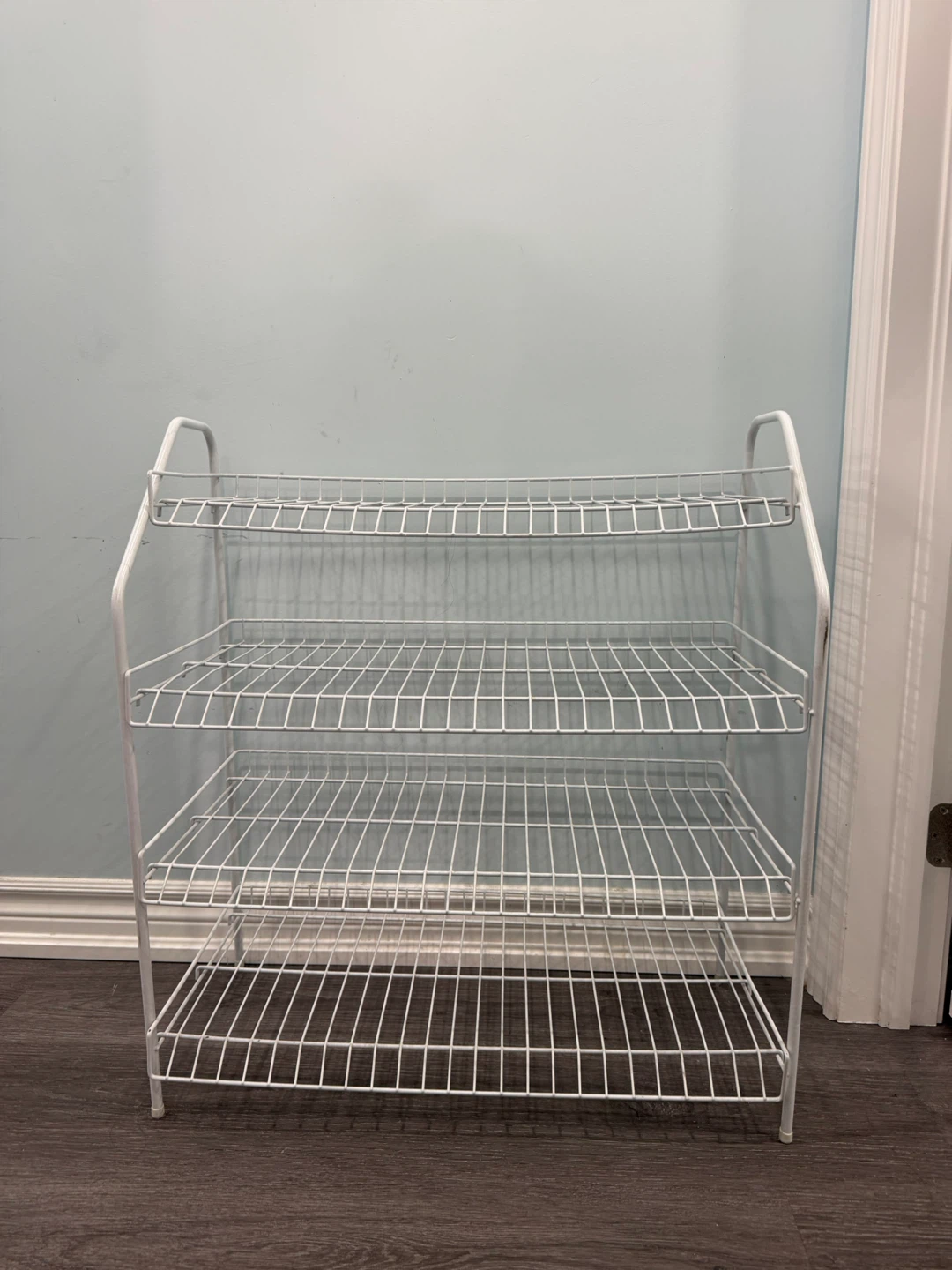 White 3-Tier Wire Shelf Storage Rack