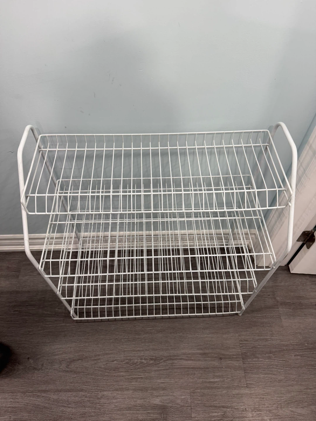 White 3-Tier Wire Shelf Storage Rack - photo 2