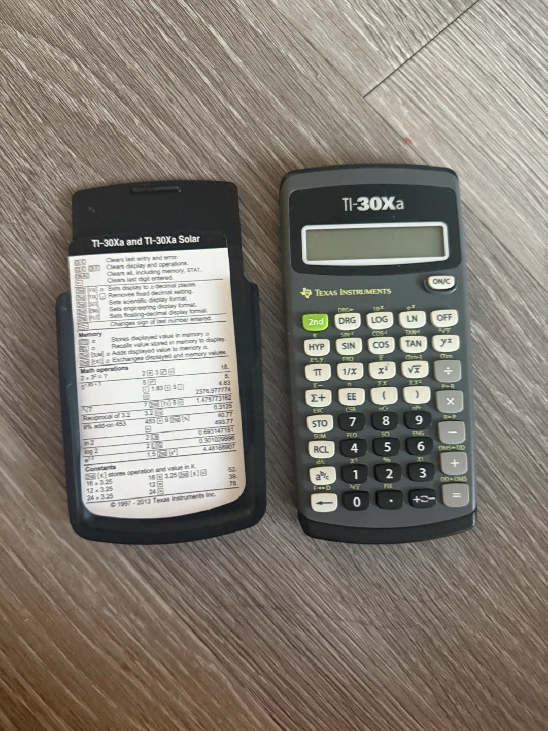 TI-30XA Engineering Calculator