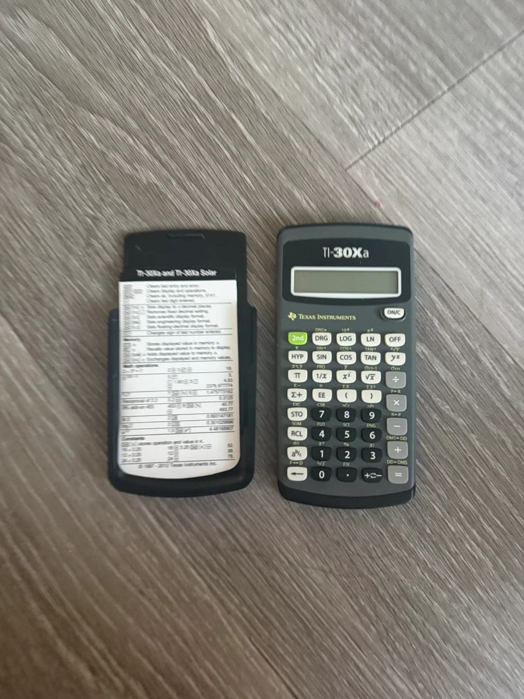 TI-30XA Engineering Calculator - photo 2