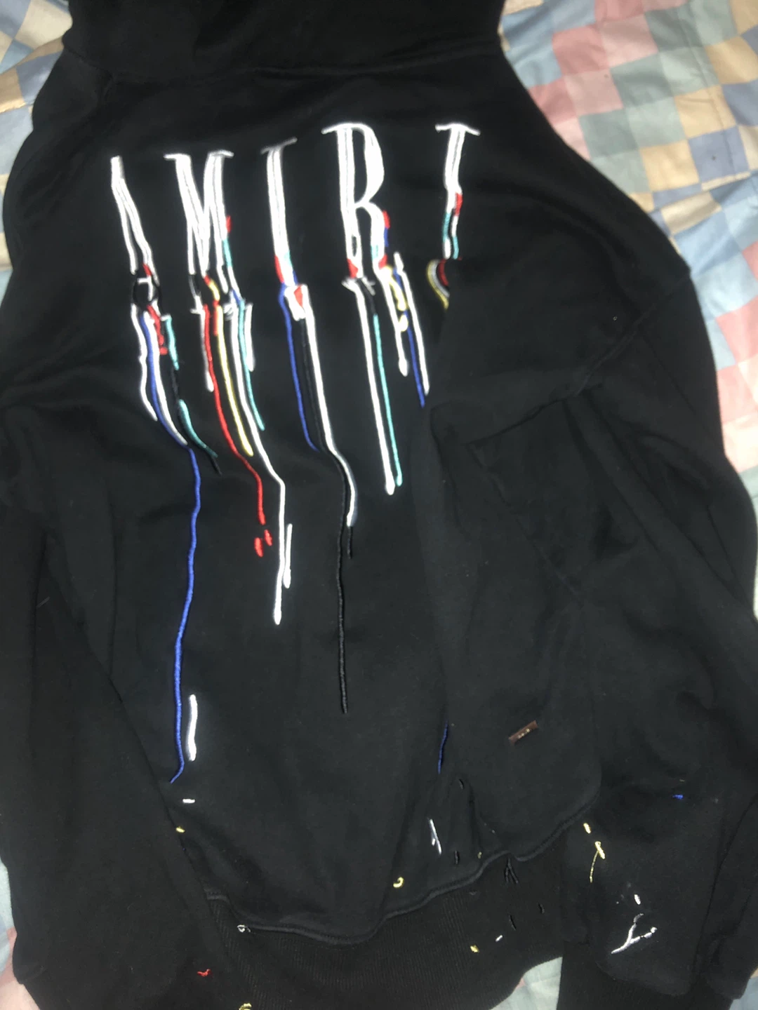 AMIRI Black Drip Hoodie - photo 2