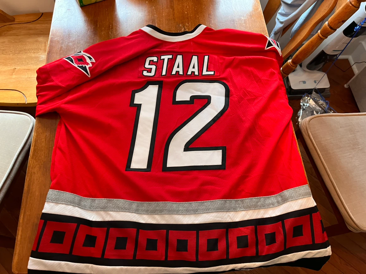 Carolina Hurricanes Staal Rookie Jersey #12 - photo 2
