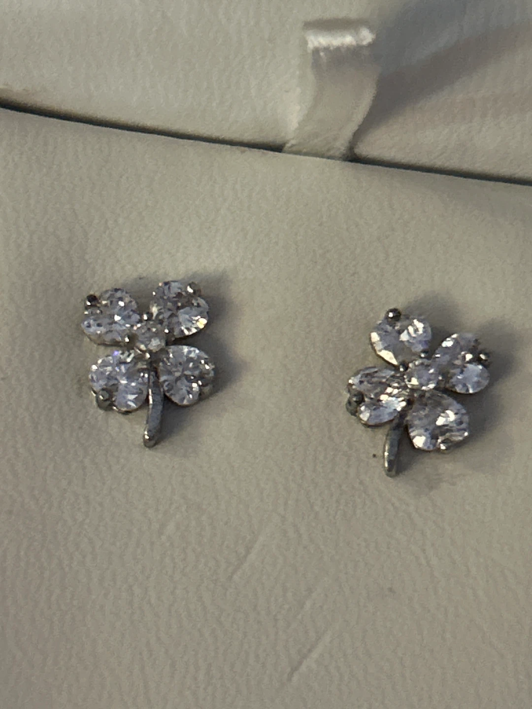 Contessa di Capri Sterling Silver Clover Earrings - photo 2