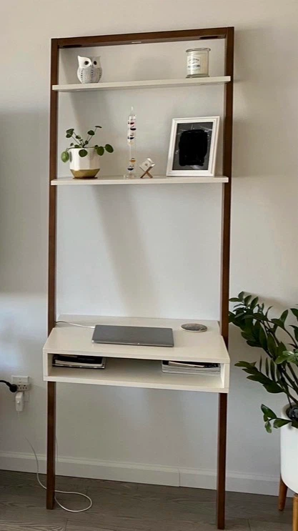 West Elm Floating Shelf Ladder Desk