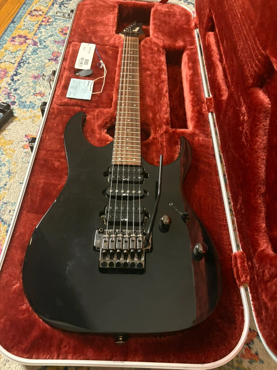 Ibanez Prestige RG1570-BK Japan electric guitar - photo 2