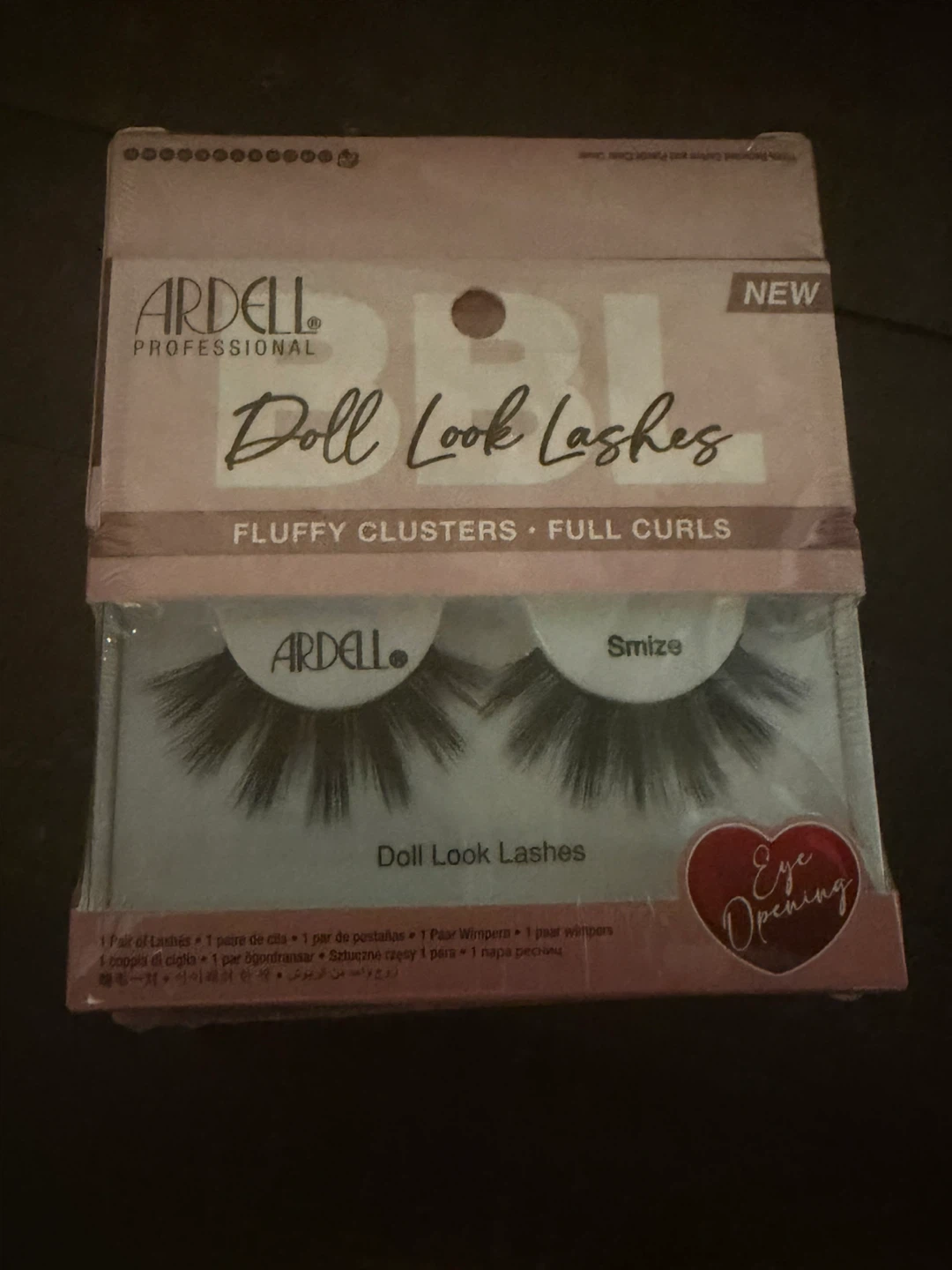 4 pairs!!! Ardell Professional Doll Look Lashes ‘Smize’