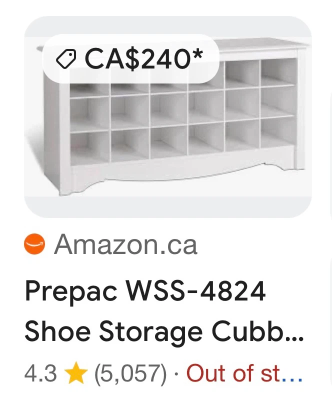 White Shoe Cubby Bench – 18 Slot Entryway Storage Organizer - photo 5