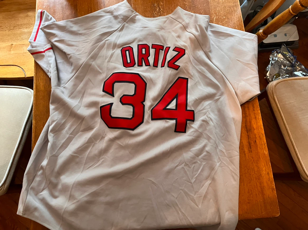 Majestic Boston Red Sox David Ortiz #34 Baseball Jersey - photo 2