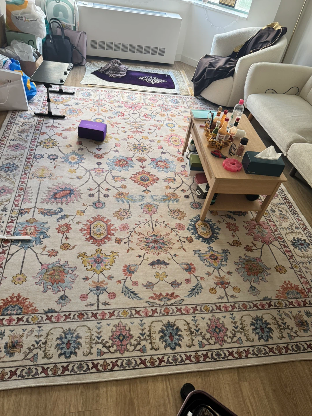 Persian Style Area Rug - 94" x 120" - photo 4