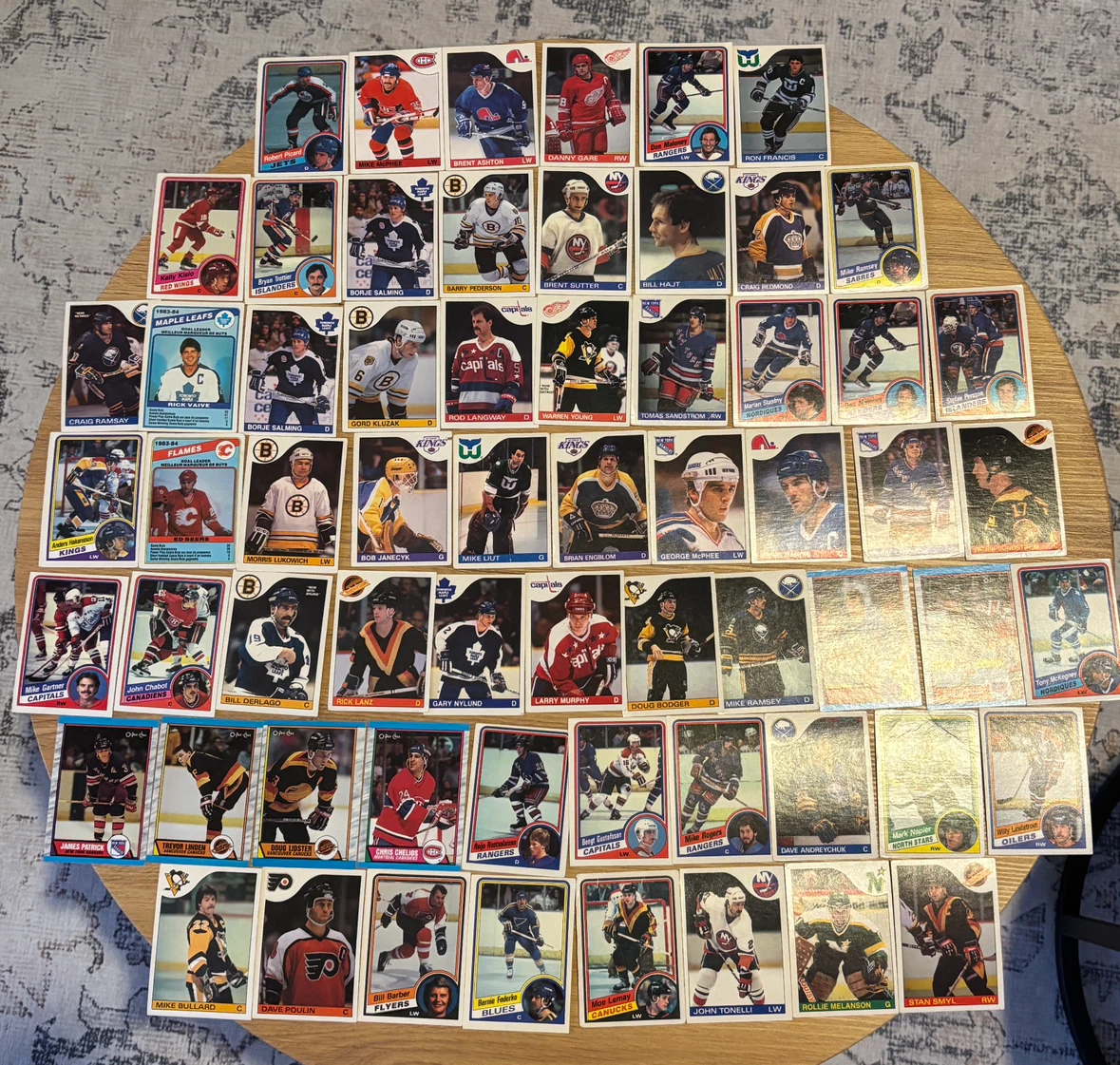 Hockey trading cards (pack #5, 86 cards)