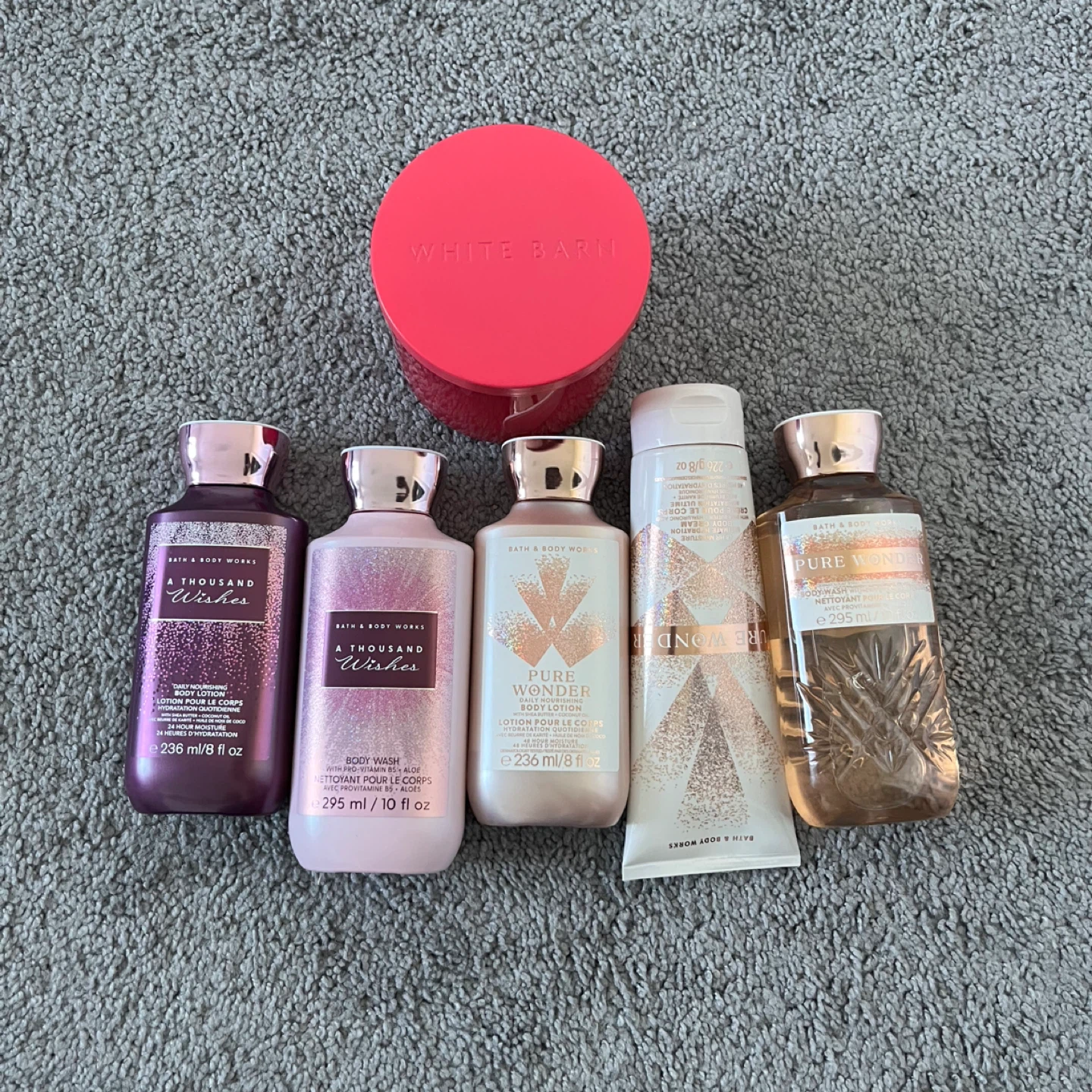 Bath & Body Works Lotions and Body Wash Set