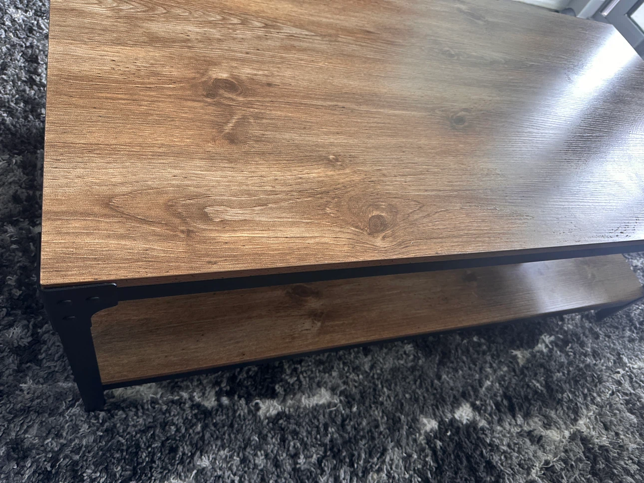 Rustic Wood Coffee Table - photo 3