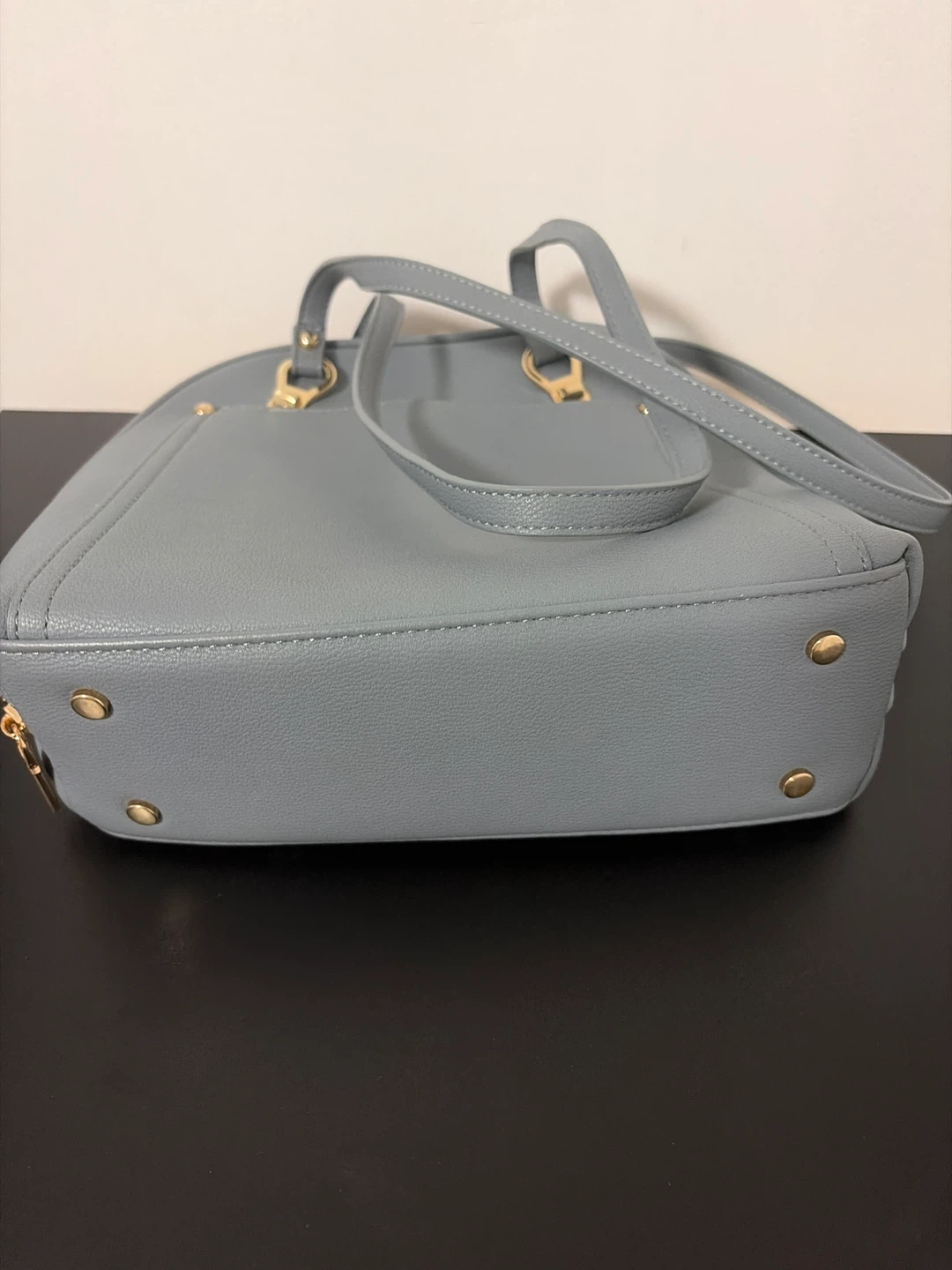 Gray Faux Leather Backpack Purse - photo 4