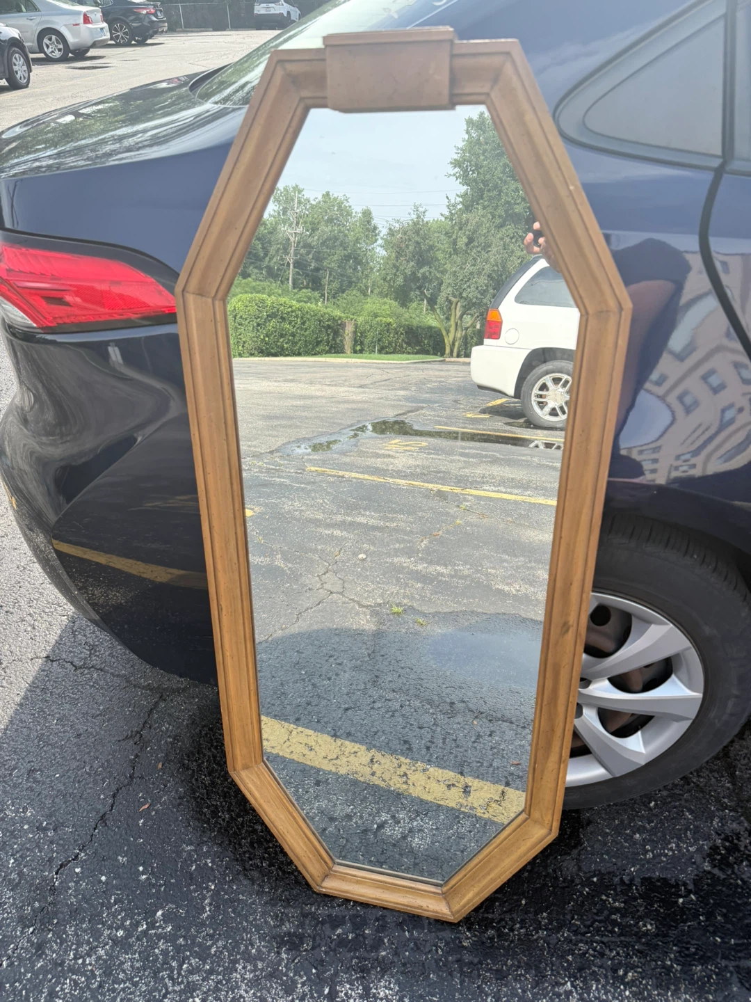 Vintage 1960s Thomasville Carolina Collection MCM Wall Mirror - photo 2